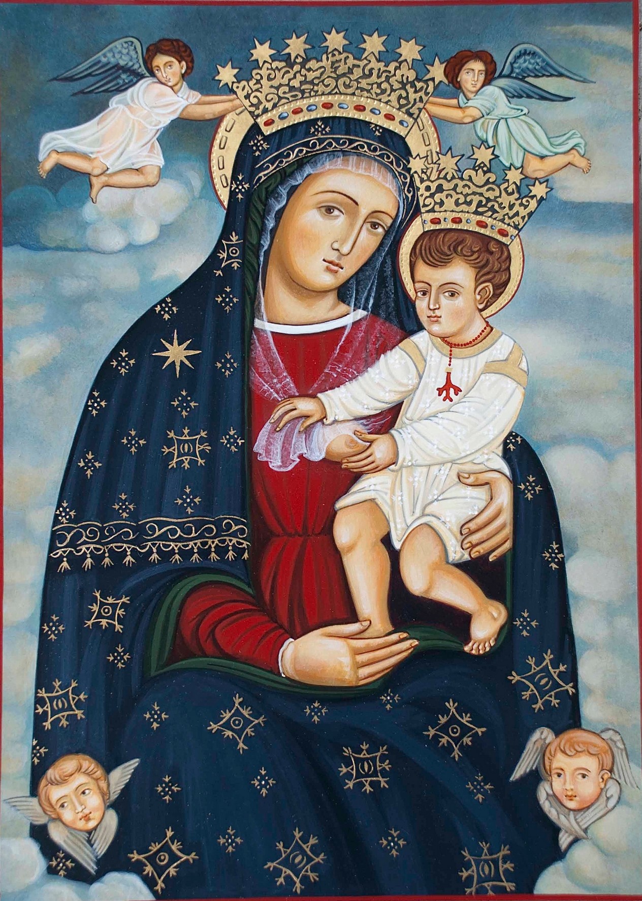 Coroncina Alla Madonna Delle Grazie Le nostre Icone